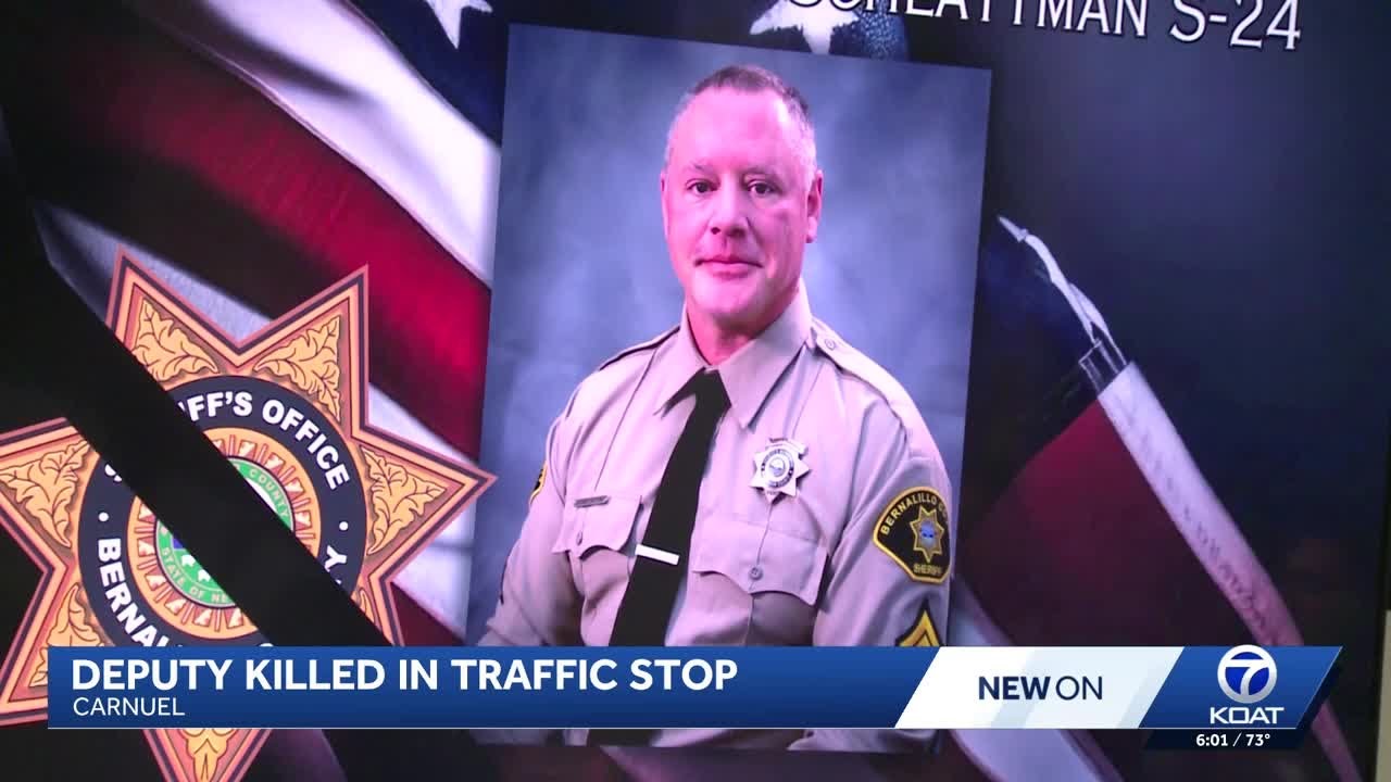 Bernalillo County deputy killed in traffic stop accident, Sheriff Allen speaks for the first time
