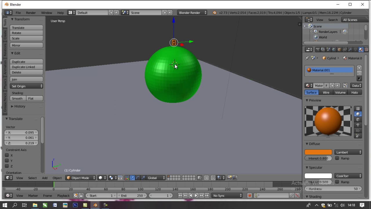 Cindi Anggraini Membuat Animasi Buah Melon  3D YouTube