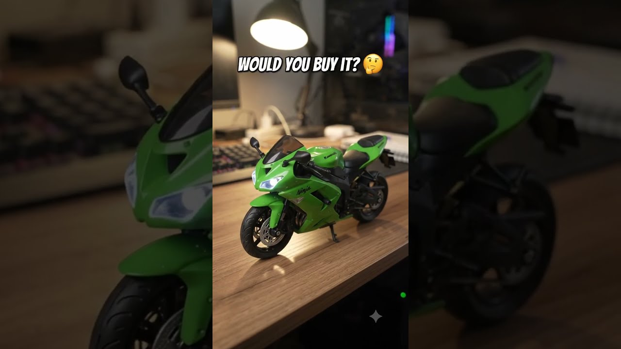 This MINI Kawasaki Ninja… 😳💚🏍️ #shorts - YouTube