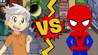 M.U.G.E.N Battles | Lincoln Loud vs Spider-Man | The Loud House vs Marvel Comics