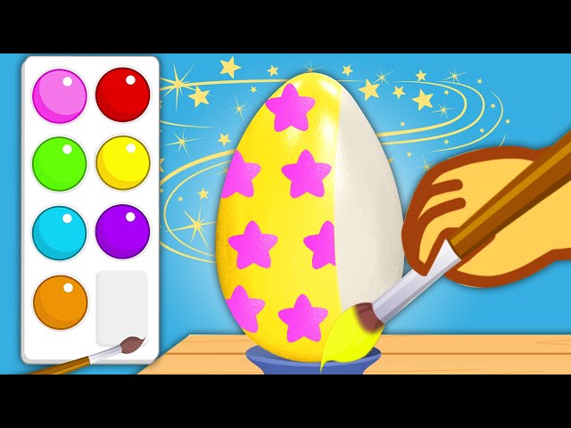 Paint The Eggs | рд░рдВрдЧ рдХрд░реЛ рдФрд░ рд╕реАрдЦреЛ | Learn Colors For Kids | Annie Aur Ben Ki Paathshala