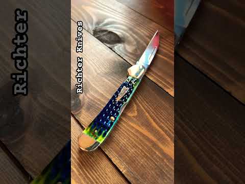 Case Copperlock Wharncliffe Indigo Blue 