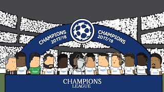 Real Madrid most unforgettable UCL of all time #football #realmadrid #ucl #animation