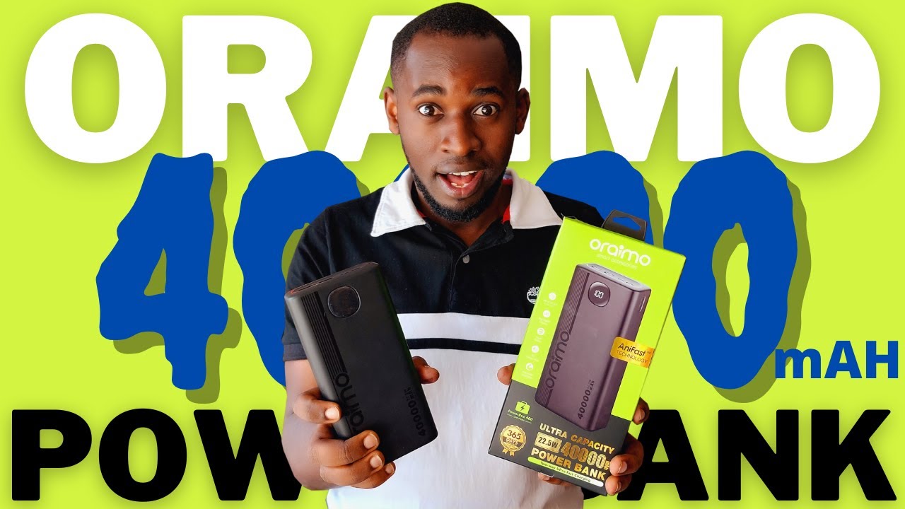 Oraimo Two Way Ultra Fast Charging Power Bank - 40000mAh