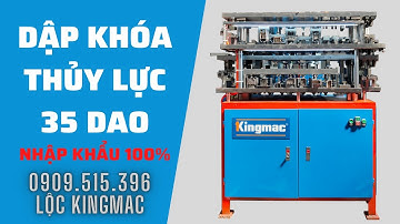 MÁY ĐỘT DẬP KHÓA THỦY LỰC | MÁY ĐỘT DẬP KHÓA CỬA NHÔM XINGFA | 0909515396 LỘC KINGMAC