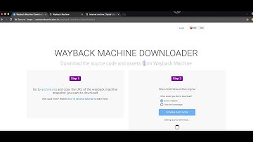 Wayback Machine Downloader Tutorial