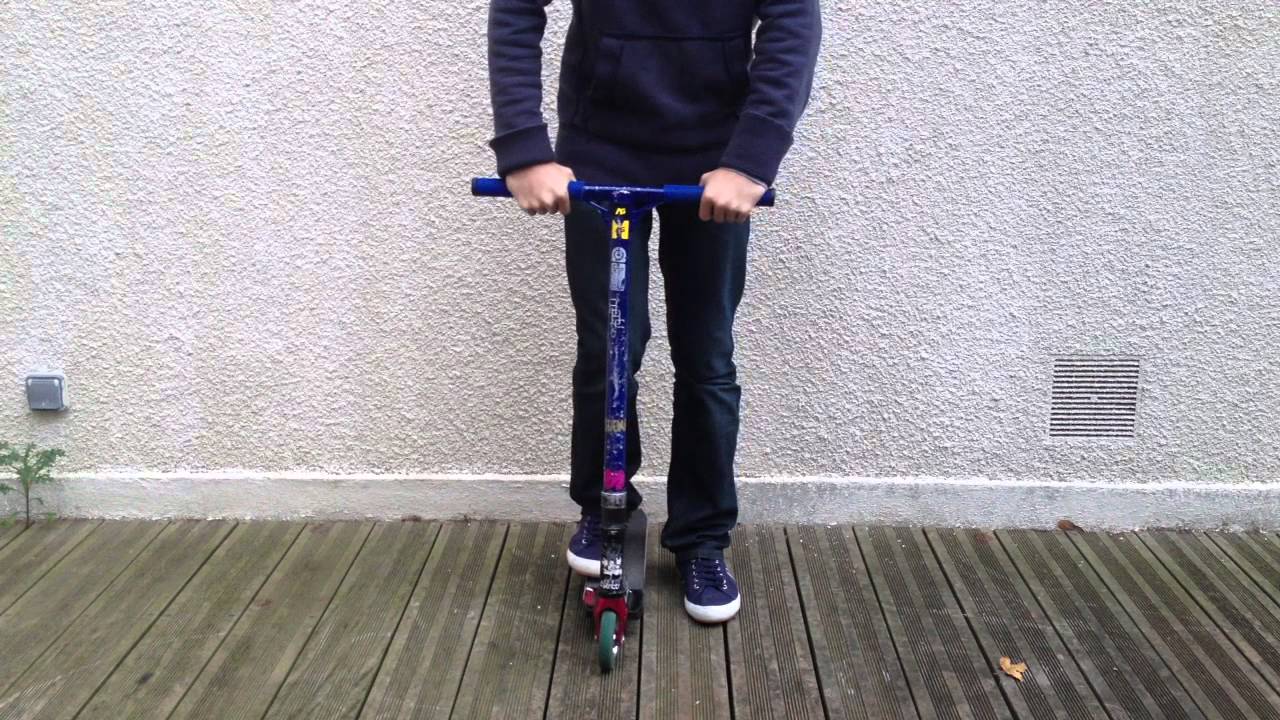 Faire un 360 turn - Figure de trottinette freestyle - YouTube