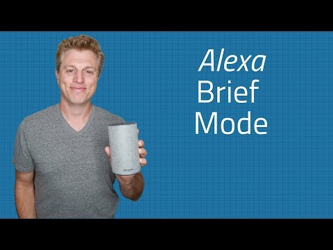 Alexa Brief Mode - Alexa talks less...
