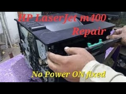 HP laserjet pro400 m401dne no power on problem solved