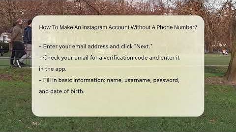 How To Make An Instagram Account Without A Phone Number? - Everyday-Networking