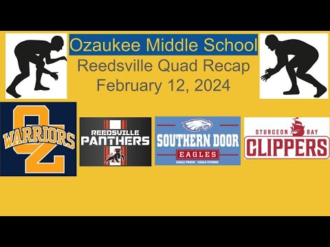 Ozaukee Middle School Recap of Reedsville Quad