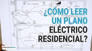 Aprende a LEER CORRECTAMENTE  un plano ELÉCTRICO RESIDENCIAL || Electricidad Residencial