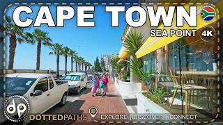 Sea Point Walking Tour | Queen Victoria Fountain → Mojo Market → Pavilion | Cape Town 4K