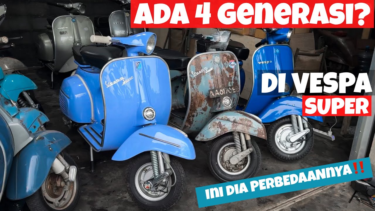 PERBEDAAN VESPA SUPER SERIES ‼️
