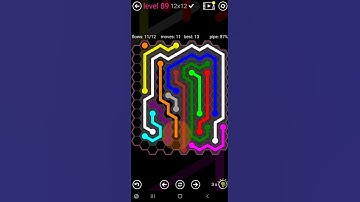 How To Solve Flow Free Hexes 12x12 Mania Level 89 Board Walk Through Solution Walkthrough