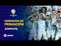 Ceremonia de premiación de la CONMEBOL Copa América 2021 [COMPLETA]