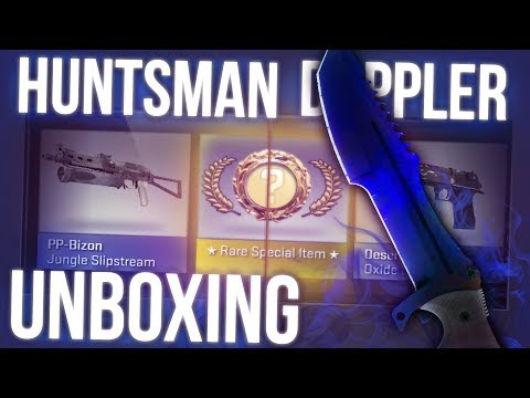 CS:GO HUNTSMAN DOPPLER UNBOXING