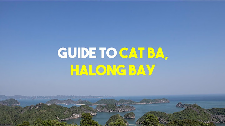 Cat ba island halong bay from the top năm 2024