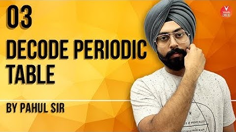 Decode Periodic Table in 30 Mins L-3 | JEE Main Chemistry Warm-Up | Class 11 | Pahul Sir | Vedantu
