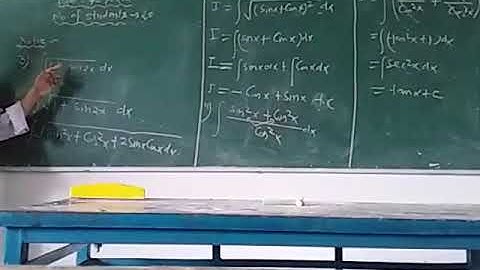 Indefinite integration