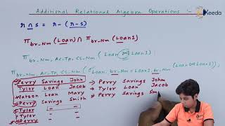 Additional Relational  Algebra Operations - Relational Model - Database Management System Profile
