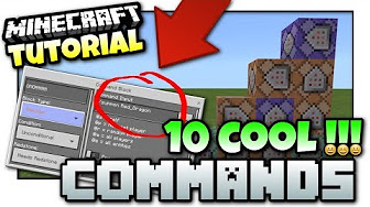 minecraft commands bedrock cool xbox command java edition easy windows mcpe summon block ps4 list switch tutorial creations