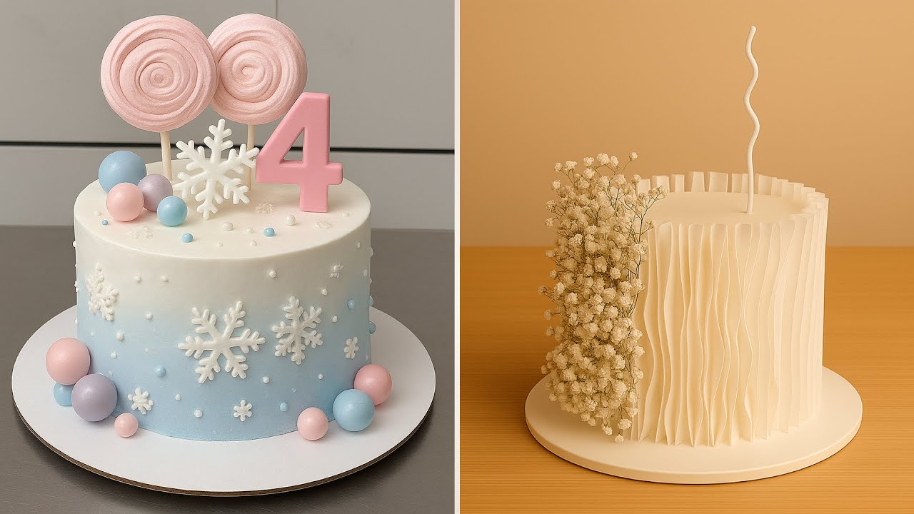 ❄️🎂Simple Girl Birthday Cake Ideas | Frozen Birthday Cakes for Girls!