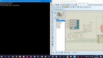 Comunicación con puertos seriales teclado matricial