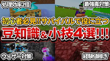 マイクラ小技豆知識