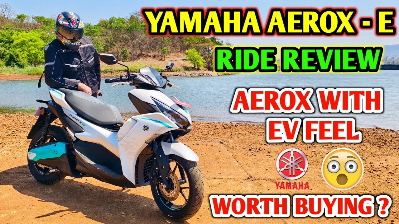 Yamaha Aerox-E First Ride Review | Fun to Ride Scooter with EV Feeling ...