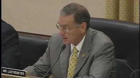 Ranking Member Luetkemeyer Opening statement 6 17 09