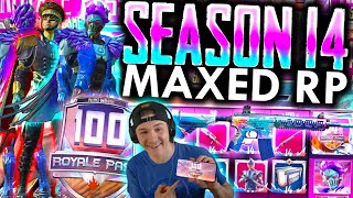 MAXED SEASON 14 ROYALE PASS! 100 Tiers   Rewards! | PUBG Mobile