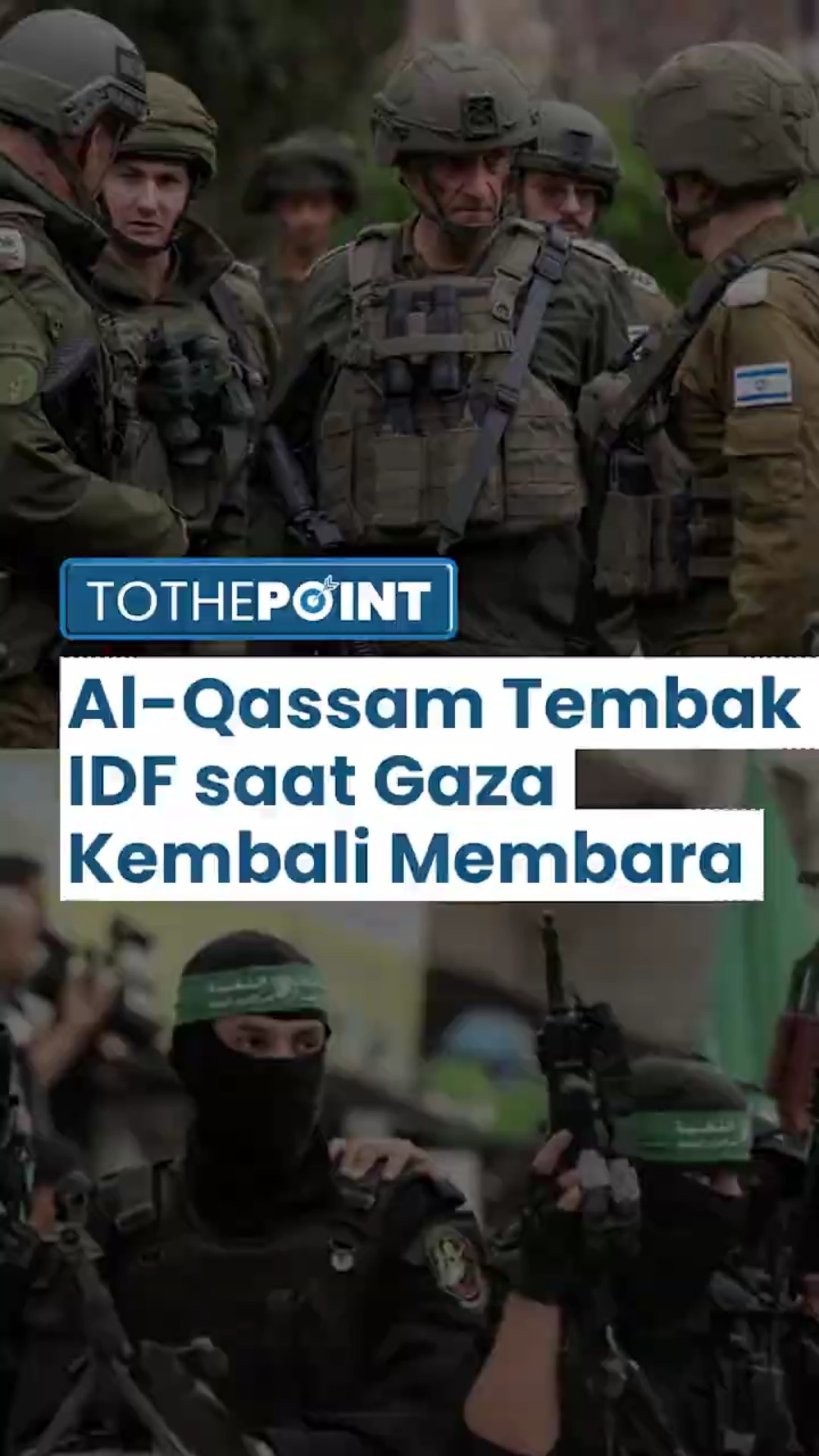 Al-Qassam Tembak Mati IDF di Jabalia saat Gaza Kembali Membara, Israel Dibombardir dari Khan Younis