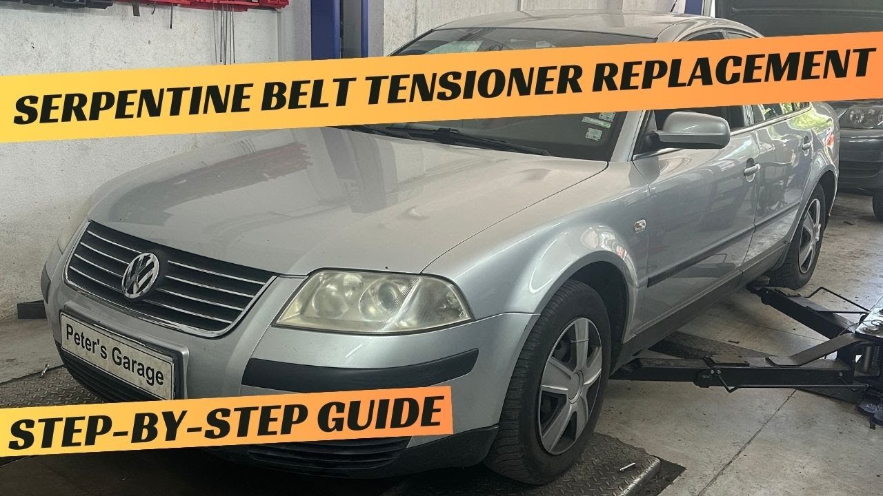 VW Passat 1.9 TDI Serpentine Belt Tensioner replacement Audi A4 A6