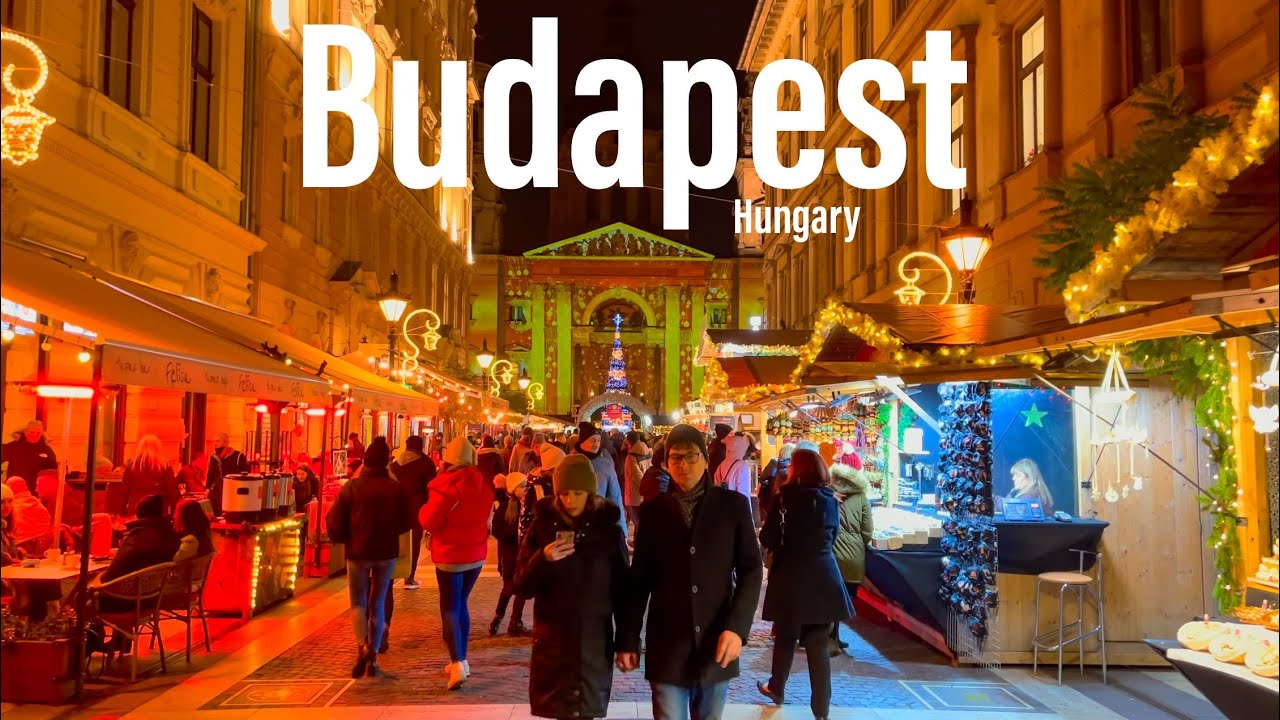 Budapest, Hungary | Đi Bộ Trung Tâm Thành Phố 4K | 17 thg 3, 2022