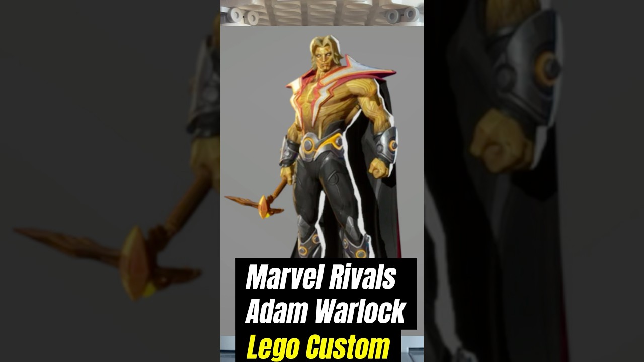 Lego Custom Marvel Rivals Adam Warlock | 