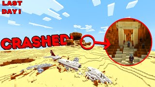 CRASHED: Escaping the Scorching Desert! Ep 3 #minecraft #letsplay #mcpe #survival #addonmcpe