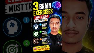 3 Brain Exercises Every Student Must Try! 😱🧠 #Shorts #motivation #studyhacks