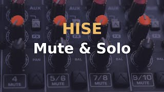 How to create mute and solo buttons in HISE