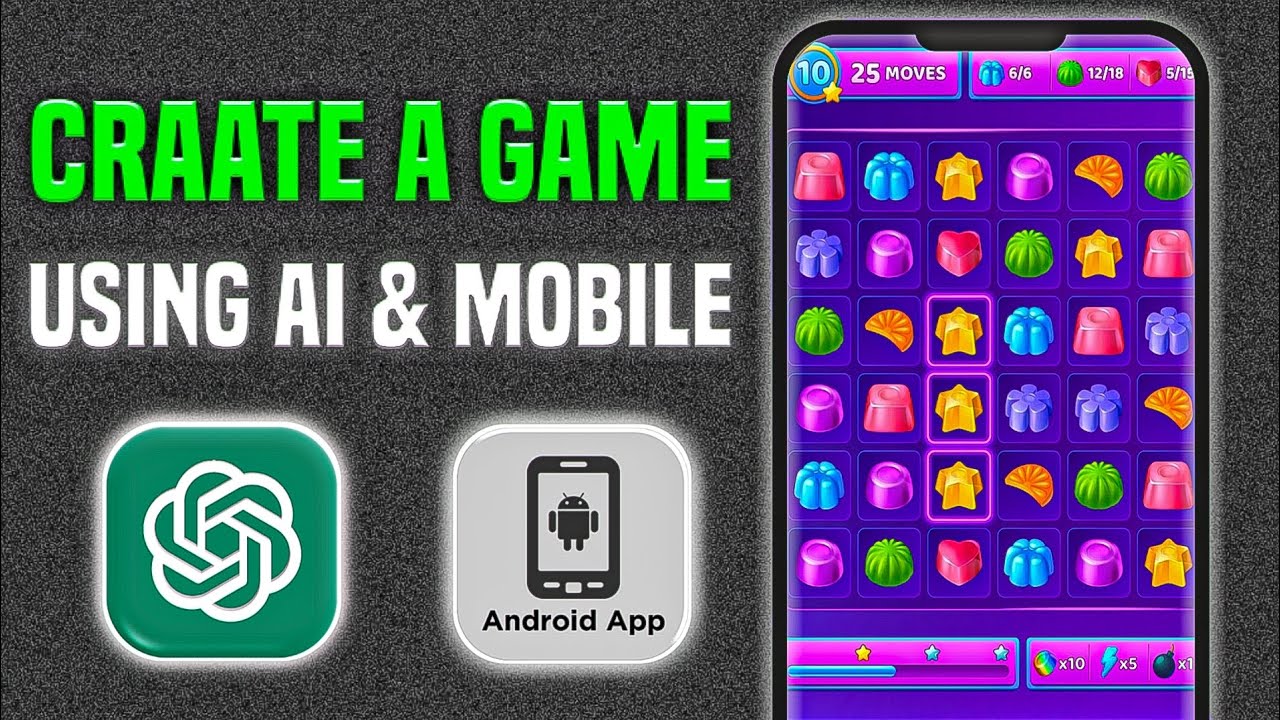 Create an Game in Minutes Using AI And Mobile 🤫 || No Coding Skills ...