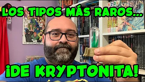 ¿Cuáles son los diferentes colores de la kriptonita?