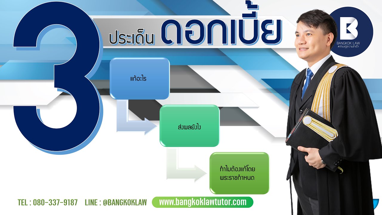 สัญญา กู้ เงิน ตาม กฎหมาย ใหม่  New  3ประเด็นดอกเบี้ย ตามปพพ แก้ไขใหม่มีผล11เม.ย. 64