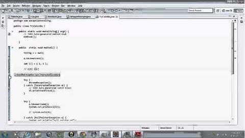 Java Exception Handling / Exception Handling Methods / Java Online Tutorial