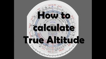 CRP-5: How to calculate True altitude