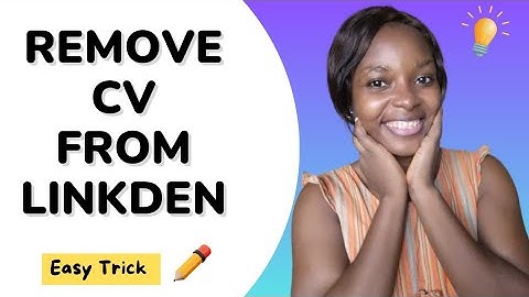 How to Remove Resume/CV from LinkedIn| How to delete Resume/CV from LinkedIn