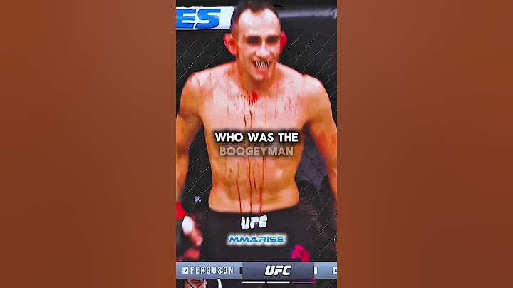 The Night That Ended Tony Ferguson 🥺  #tonyferguson