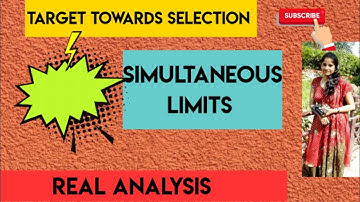 questions on simultaneous limits