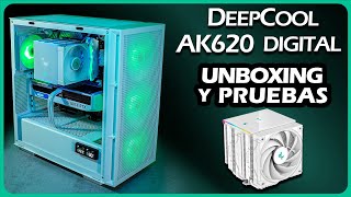 DEEPCOOL AK620 DIGITAL - MONTAJE Y PRUEBAS RYZEN 7700 RTX 4070