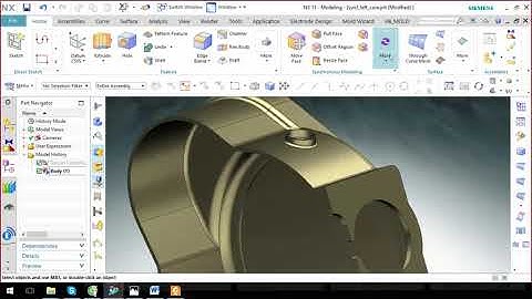 Tự học NX bài 7 : Công nghệ Synchronous Modeling , chỉnh sửa nhanh thiết kế
