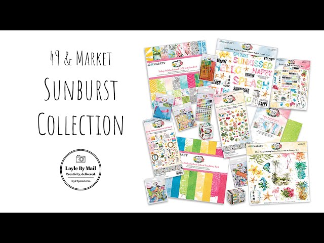 49 and Market Vintage Artistry Sunburst Collection Big Picture Album K –  Everything Mixed Media